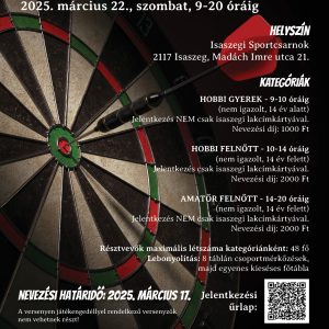 VI. Isaszegi Dartsverseny
